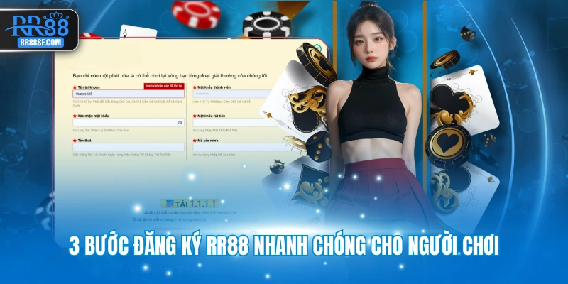 3 bước đăng ký RR88 nhanh chóng cho người chơi